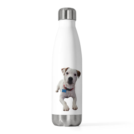 TIR White "Buddy" 20oz Insulated Stainless Steel Bottle