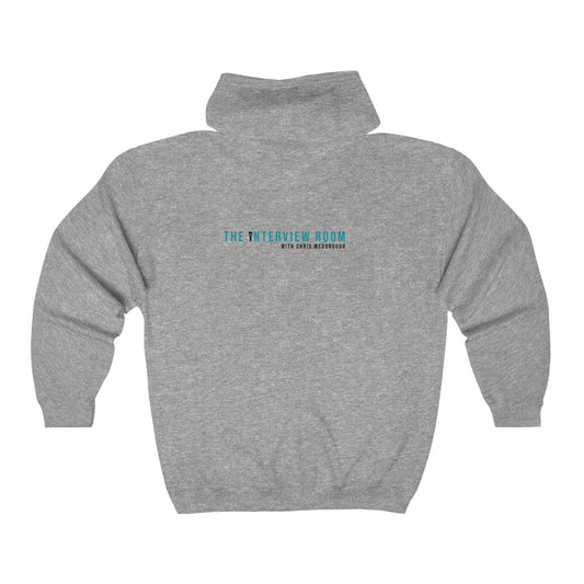 TIR Grey Unisex Heavy Blend™ Full Zip Hooded Sweatshirt