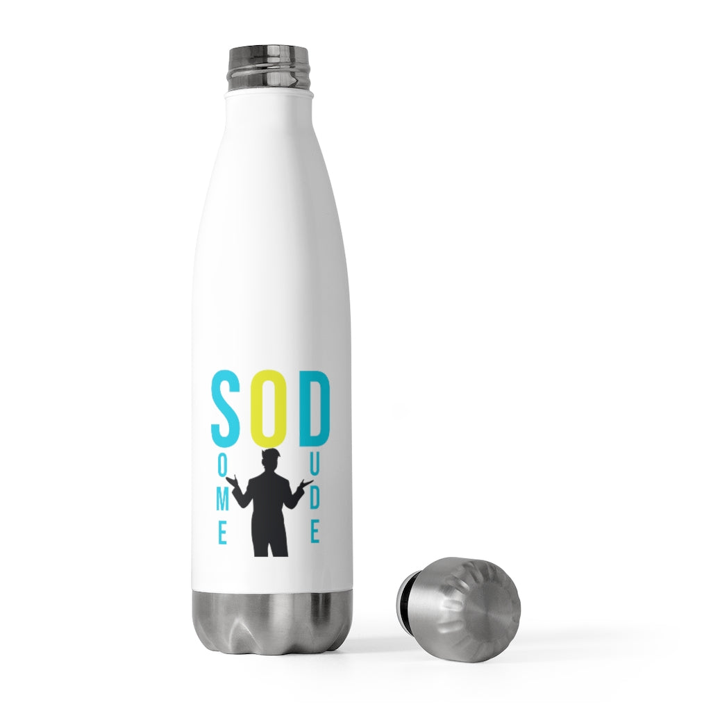 TIR White "SOD" Some Other Dude 20oz Insulated Stainless Steel Bottle