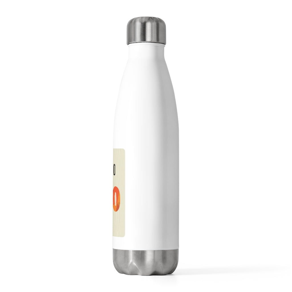TIR White "BINGO Card" 20oz Insulated Stainless Steel Bottle