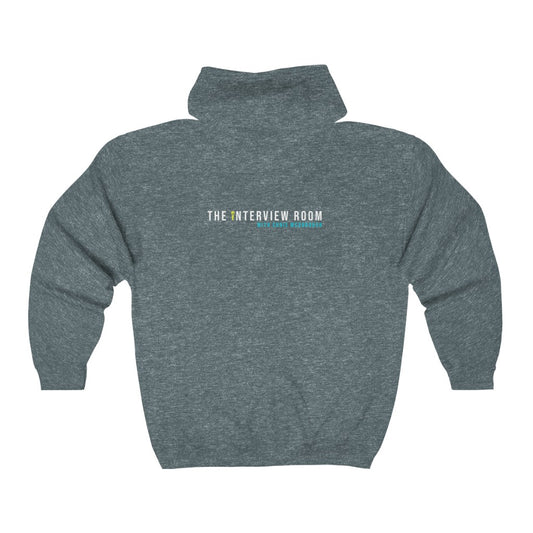 TIR Dark Grey Unisex Heavy Blend™ Full Zip Hooded Sweatshirt