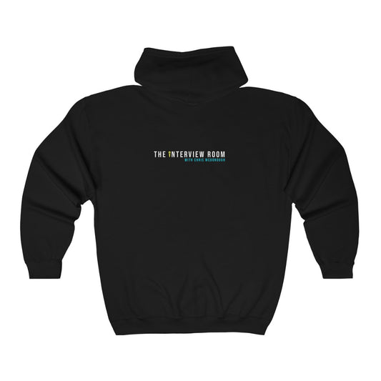 TIR Black Unisex Heavy Blend™ Full Zip Hooded Sweatshirt